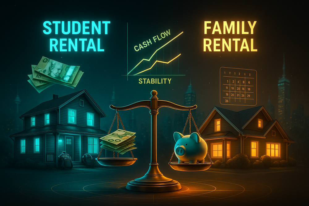 Student Rental vs. Family Rental: Which Investment Strategy Wins in Waterloo Region? post image